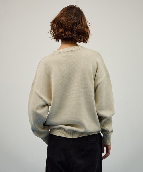 セール】DESIGN JACQUARD KNIT / デザインジャガードニット（ニット