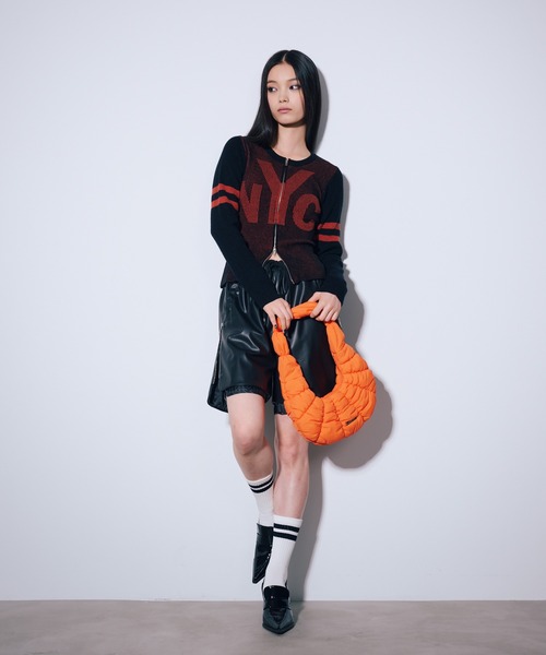 anna sui nyc(アナ スイ エヌ ワイ シー)の「croissant ショルダーバッグ(ショルダーバッグ・レディース・パープル/オレンジ/ブラック・FREE)」の10枚目の写真