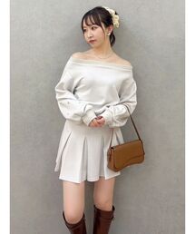 dazzlin | ビジュースリーブカットプルオーバー(スウェット)