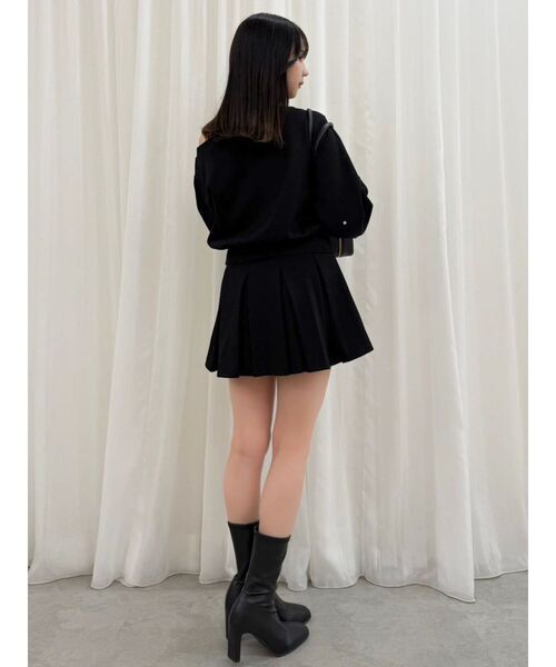 dazzlin（ダズリン）の「ビジュースリーブカットプルオーバー（スウェット・レディース・ブラック/オフホワイト/グレー・FREE）」の11枚目の写真