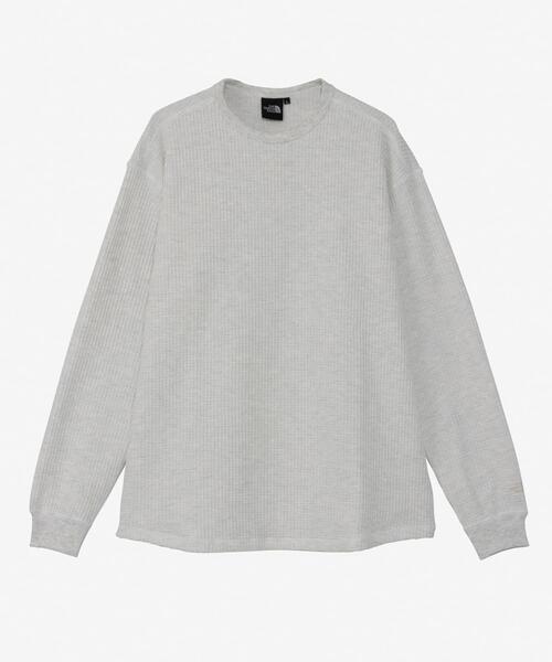 THE NORTH FACE(ザノースフェイス)の「THE NORTH FACE Long-Sleeve Warm Waffle Crew(Tシャツ/カットソー・メンズ・グレー系その他/ブラック/ホワイト系その他/ネイビー・LARGE/MEDIUM)」の1枚目の写真