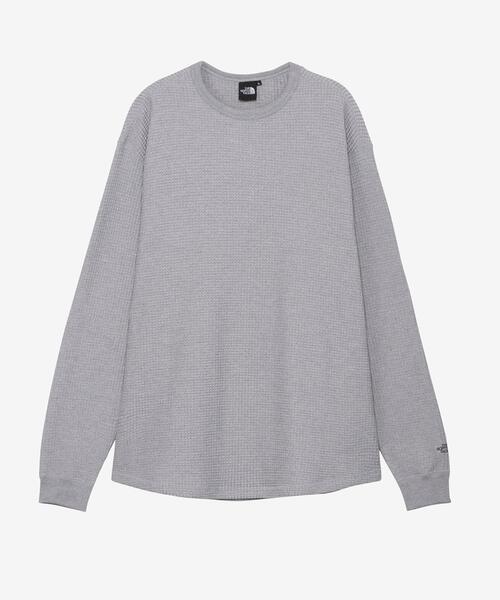 THE NORTH FACE(ザノースフェイス)の「THE NORTH FACE Long-Sleeve Warm Waffle Crew(Tシャツ/カットソー・メンズ・グレー系その他/ブラック/ホワイト系その他/ネイビー・LARGE/MEDIUM)」の3枚目の写真