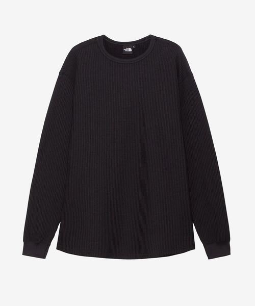 THE NORTH FACE(ザノースフェイス)の「THE NORTH FACE Long-Sleeve Warm Waffle Crew(Tシャツ/カットソー・メンズ・グレー系その他/ブラック/ホワイト系その他/ネイビー・LARGE/MEDIUM)」の2枚目の写真