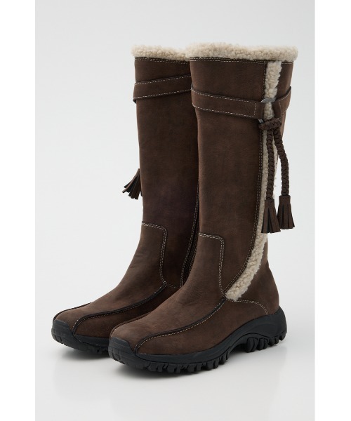 LAGUA GEM（ラグアジェム）の「BOA LINE MIDDLE ブーツ（ブーツ・レディース・ブラウン/チャコールグレー・SMALL/MEDIUM/LARGE）」の9枚目の写真