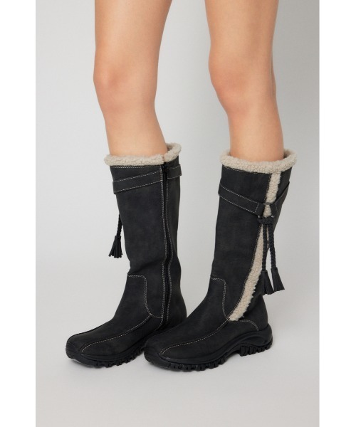 LAGUA GEM（ラグアジェム）の「BOA LINE MIDDLE ブーツ（ブーツ・レディース・ブラウン/チャコールグレー・SMALL/MEDIUM/LARGE）」の14枚目の写真