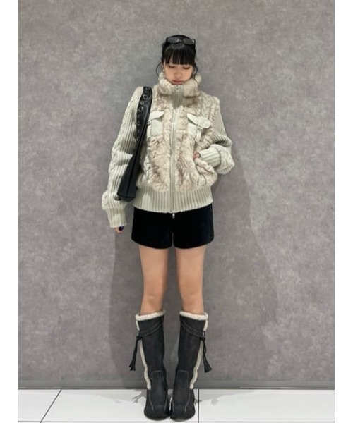 LAGUA GEM（ラグアジェム）の「BOA LINE MIDDLE ブーツ（ブーツ・レディース・ブラウン/チャコールグレー・SMALL/MEDIUM/LARGE）」の5枚目の写真