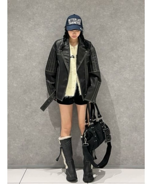 LAGUA GEM（ラグアジェム）の「BOA LINE MIDDLE ブーツ（ブーツ・レディース・ブラウン/チャコールグレー・SMALL/MEDIUM/LARGE）」の6枚目の写真