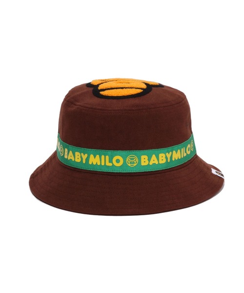 A BATHING APE(アベイシングエイプ)の「BABY MILO CORDUROY BUCKET HAT(ハット・キッズ・ブラウン・FREE)」の2枚目の写真
