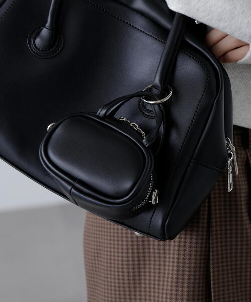 FREE'S MART(フリーズマート)の「ダブルバッグトートバッグ(トートバッグ・レディース・ブラウン/ブラック・フリ-)」の8枚目の写真