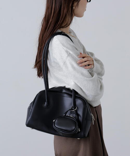 FREE'S MART(フリーズマート)の「ダブルバッグトートバッグ(トートバッグ・レディース・ブラウン/ブラック・フリ-)」の1枚目の写真