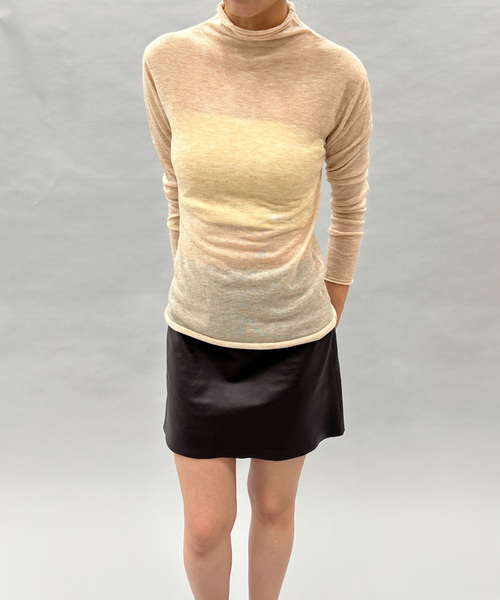 EDIT. FOR LULU(エディットフォールル)の「ラムレザーミニスカート(スカート・レディース・ブラウン・FREE)」の11枚目の写真