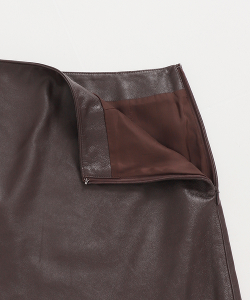 EDIT. FOR LULU(エディットフォールル)の「ラムレザーミニスカート(スカート・レディース・ブラウン・FREE)」の21枚目の写真