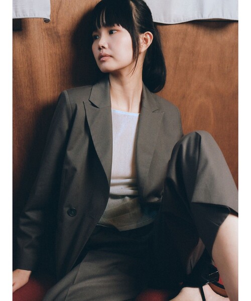 Demi-Luxe BEAMS（デミルクス ビームス）の「BEAMS SALON / ミューズ シック ジャケット【セレモニー・オケージョン】（テーラードジャケット・レディース・グレー/ベージュ・36/38）」の9枚目の写真