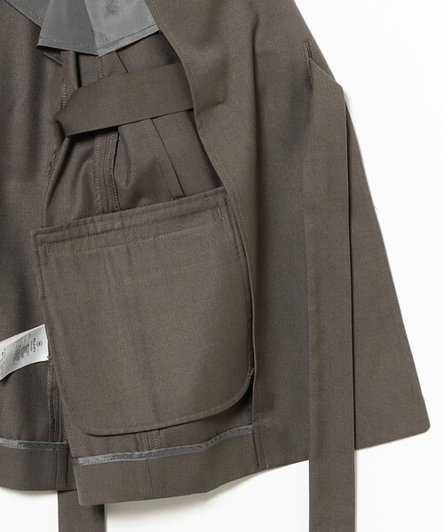 Demi-Luxe BEAMS（デミルクス ビームス）の「BEAMS SALON / ミューズ シック ジャケット【セレモニー・オケージョン】（テーラードジャケット・レディース・グレー/ベージュ・36/38）」の15枚目の写真