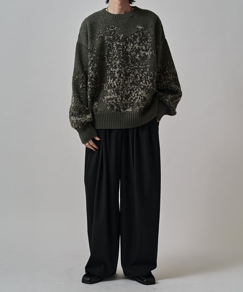 Lui's（ルイス）の「鬼タックカーブパンツ（スラックス・メンズ・ネイビー/グレー/ブラック・M/S）」の6枚目の写真