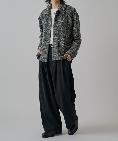 Lui's(ルイス)の「鬼タックカーブパンツ(スラックス・メンズ・ネイビー/グレー/ブラック・M/S)」の7枚目の写真