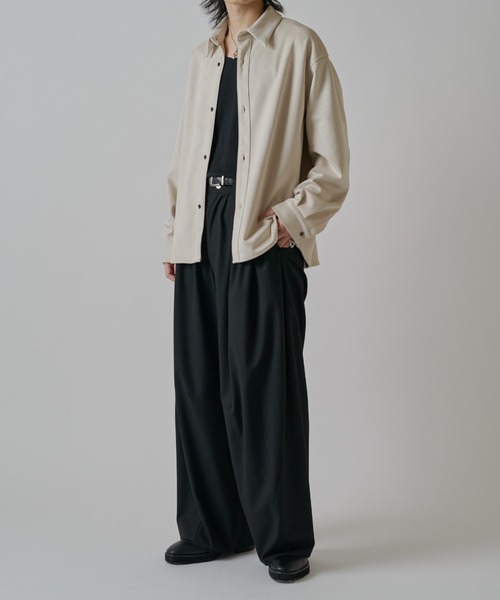 Lui's(ルイス)の「鬼タックカーブパンツ(スラックス・メンズ・ネイビー/グレー/ブラック・M/S)」の13枚目の写真