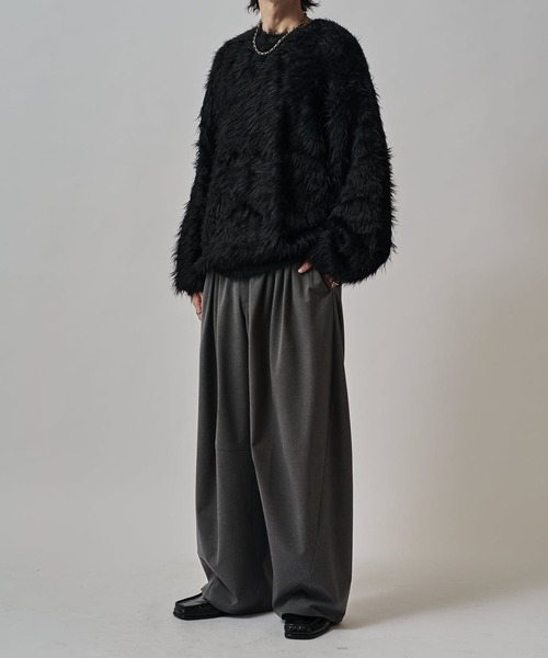 Lui's（ルイス）の「鬼タックカーブパンツ（スラックス・メンズ・ネイビー/グレー/ブラック・M/S）」の12枚目の写真