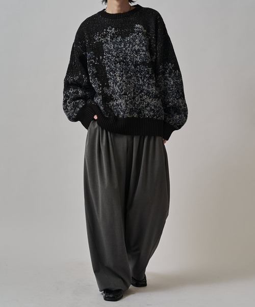 Lui's（ルイス）の「鬼タックカーブパンツ（スラックス・メンズ・ネイビー/グレー/ブラック・M/S）」の11枚目の写真