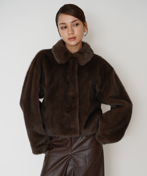 KINO THE KEI ミンク エコ ファー ジャケット ミンク エコ ファー ジャケット KINO THE KEI