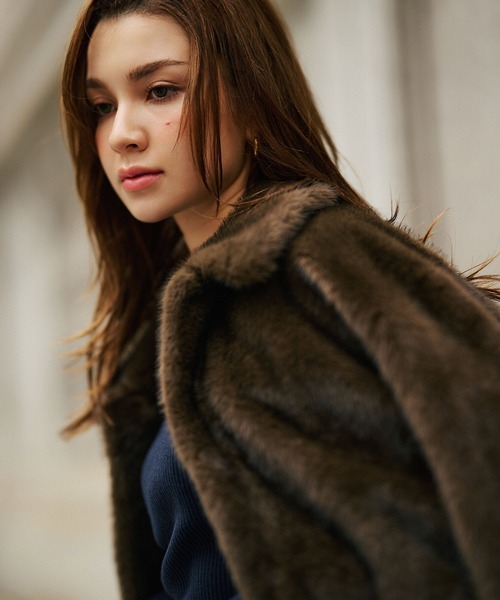 ミンク エコ ファー ジャケット KINO THE KEI（その他アウター）｜KINO