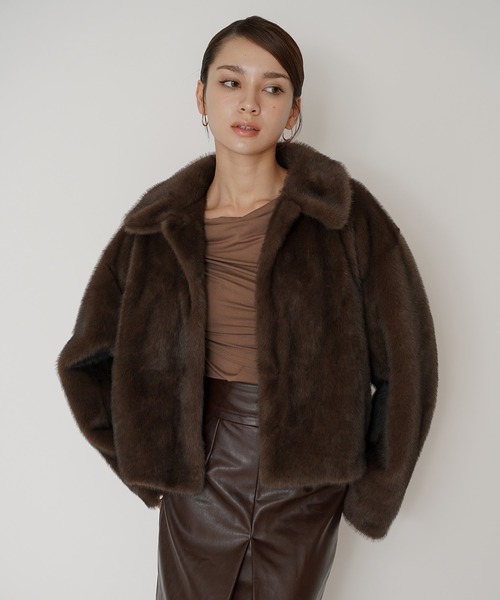 ミンク エコ ファー ジャケット KINO THE KEI（その他アウター）｜KINO
