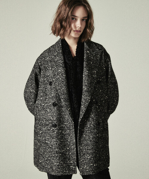 COUTURE D'ADAM | ツイード コテージコート WOMEN（その他アウター