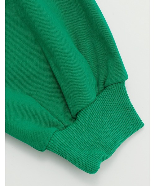 Little sunny bite（リトルサニーバイト）の「【RES】【Little sunny bite】lacy logo hoodie（パーカー・レディース・グリーン・SMALL）」の4枚目の写真