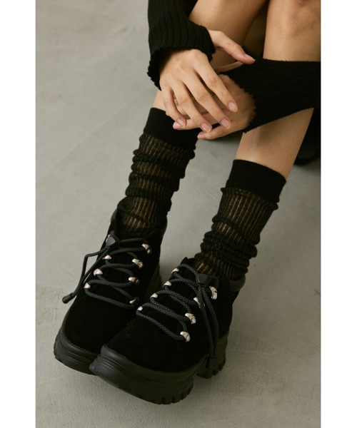 un/neu(アンノイ)の「トレッキングシューズ(ブーツ・レディース・ブラウン/ブラック・LARGE/MEDIUM/SMALL)」の11枚目の写真