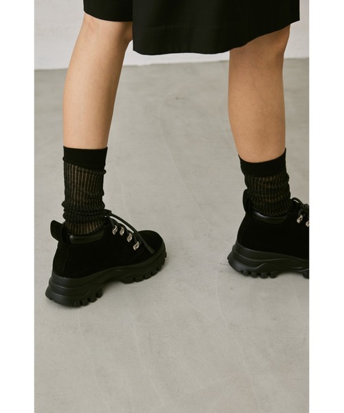 un/neu(アンノイ)の「トレッキングシューズ(ブーツ・レディース・ブラウン/ブラック・LARGE/MEDIUM/SMALL)」の12枚目の写真