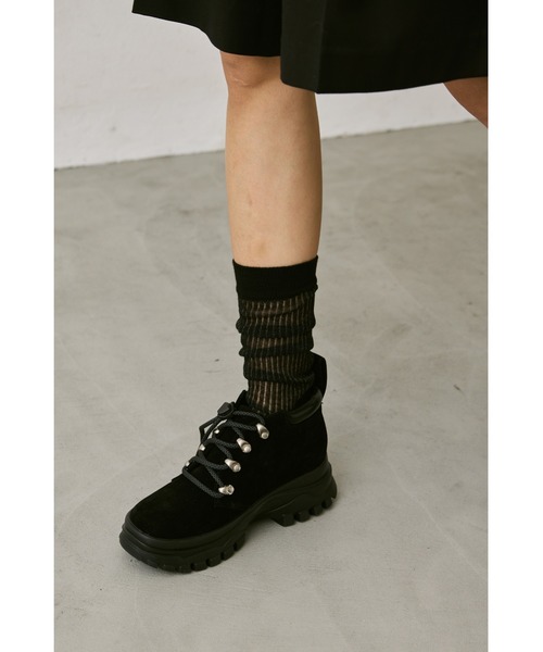 un/neu(アンノイ)の「トレッキングシューズ(ブーツ・レディース・ブラウン/ブラック・LARGE/MEDIUM/SMALL)」の13枚目の写真