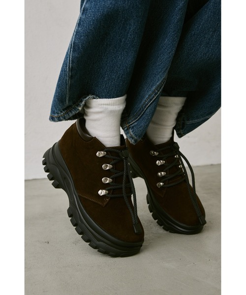 un/neu(アンノイ)の「トレッキングシューズ(ブーツ・レディース・ブラウン/ブラック・LARGE/MEDIUM/SMALL)」の20枚目の写真