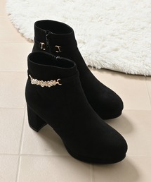 Honeys（ハニーズ）の「パール付２ｗａｙブーツ（ブーツ・レディース）」