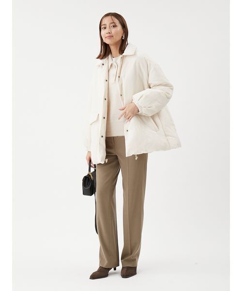 ステンカラーテントシルエットダウンジャケット（ダウンジャケット