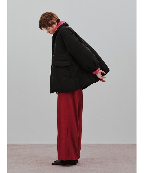 セール】ステンカラーテントシルエットダウンジャケット（ダウン