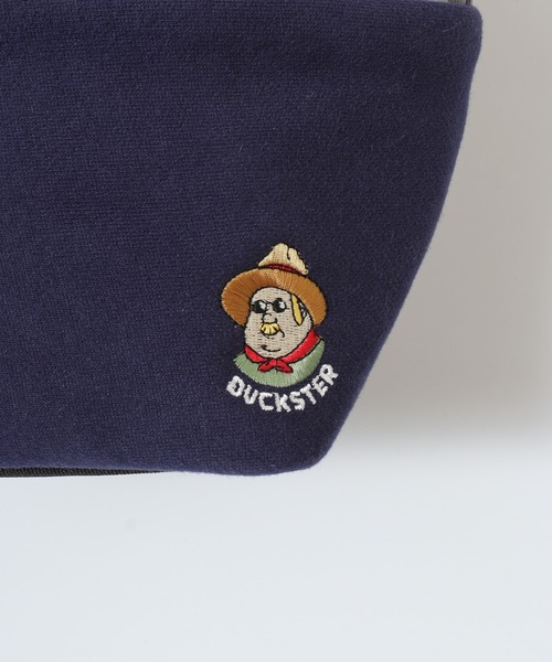 Duckster(ダックスター)の「DUCKSTER おじさん柄 ワッペン 舟形 ミニショルダーバッグ 男女兼用(ショルダーバッグ・メンズ・グレー/ブラック/ネイビー/チャコール・FREE)」の9枚目の写真