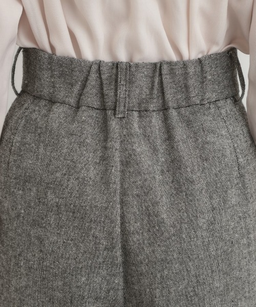 couture brooch（クチュールブローチ）の「【上品華やか・通勤】ラメツイード ワイドパンツ（その他パンツ・レディース・ブラウン系その他/ブラック/オフホワイト・40/42/36/38）」の6枚目の写真