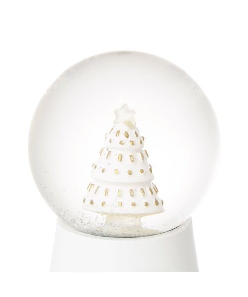 LED スノードーム ツリー S ホワイト（インテリア雑貨）｜Francfranc