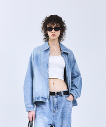 STANDARDERROR（スタンダードエラー）の「87-STAN118 [クラシック] フィレンツェヴィンテージウォッシングミニマルデニムジャケットスノーブルー（デニムジャケット）」