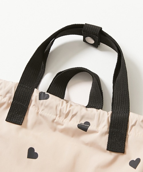 devirock（デビロック）の「ランドセルの上から背負える ハートデザイン ナップサック（バックパック/リュック・キッズ・ブルー/ピンク/ブラック/アイボリー・ONE SIZE）」の7枚目の写真