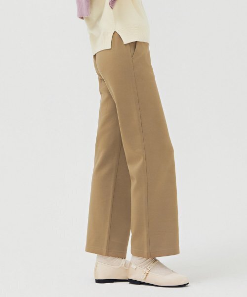 CHASECULT(チェイスカルト)の「レディース 起毛バンディングワイドパンツ-BFRG2254D0X(スラックス・レディース・Beige・67/74/80)」の3枚目の写真