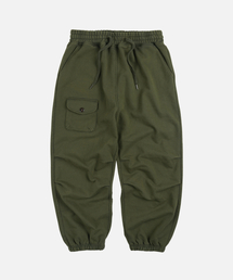 ARMY TWO TUCK SWEAT PANTS _ OLIVE
