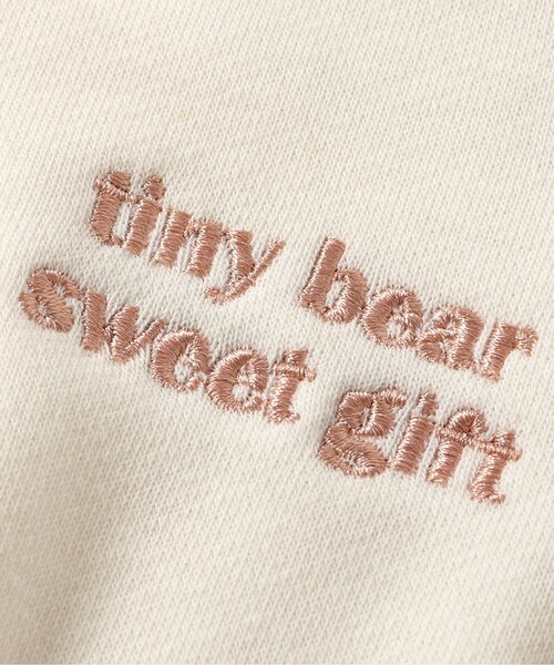 apres les cours（アプレレクール）の「tiny bear 袖ボアチェックトレーナー（スウェット・キッズ・アイボリー・110/100/90/80/120）」の11枚目の写真