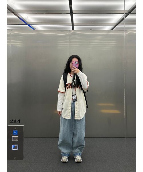 MUSINSA STANDARD WOMAN（ムシンサスタンダードウーマン）の「[クールタンダード] ウィメンズ クルーネック クロップ 長袖Tシャツ [ホワイト]（Tシャツ/カットソー・レディース・その他・SMALL/X-SMALL）」の8枚目の写真