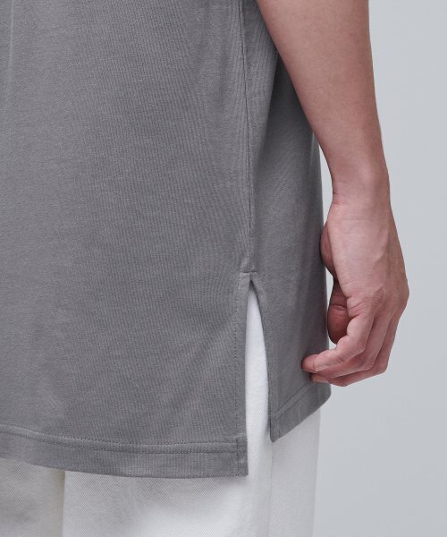 MUSINSA STANDARD（ムシンサスタンダード）の「レイヤードスリーブレストップス_ロング丈 [グレー]（Tシャツ/カットソー・メンズ・その他・SMALL/MEDIUM/X-SMALL）」の8枚目の写真