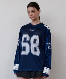 68 LONG FOOTBALL JERSEY [NAVY]