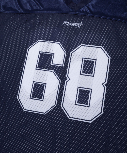 Retriever Club（レトリーバークラブ）の「68 LONG FOOTBALL JERSEY [NAVY]（Tシャツ/カットソー・レディース・その他・SMALL/MEDIUM/LARGE）」の5枚目の写真