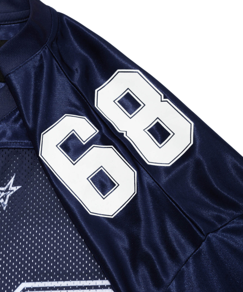 Retriever Club（レトリーバークラブ）の「68 LONG FOOTBALL JERSEY [NAVY]（Tシャツ/カットソー・レディース・その他・SMALL/MEDIUM/LARGE）」の6枚目の写真