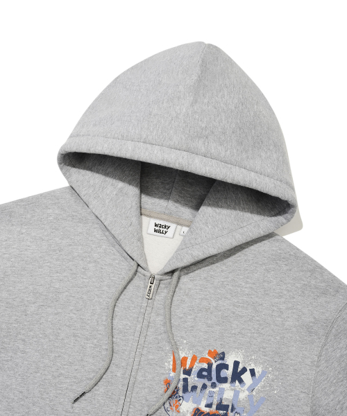 Wacky WiLLy(ワッキーウィリー)の「スプレイグラフィックフードジップアップグレー(パーカー・レディース・その他・SMALL/MEDIUM/LARGE/X-LARGE)」の4枚目の写真