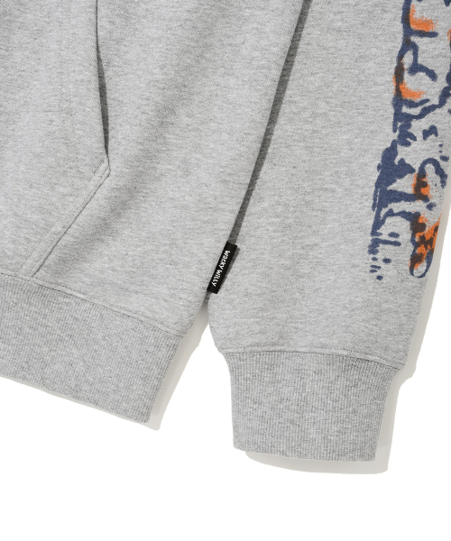 Wacky WiLLy(ワッキーウィリー)の「スプレイグラフィックフードジップアップグレー(パーカー・レディース・その他・SMALL/MEDIUM/LARGE/X-LARGE)」の7枚目の写真